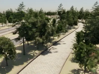 Flex Road Generator - Demo Free 3D model