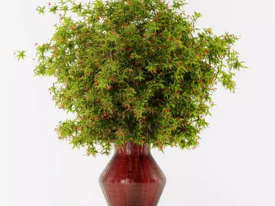 Bouquet02 plant in vase 3D model