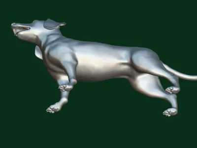 Bavarian Mountain Hound Dog Breed 3D model