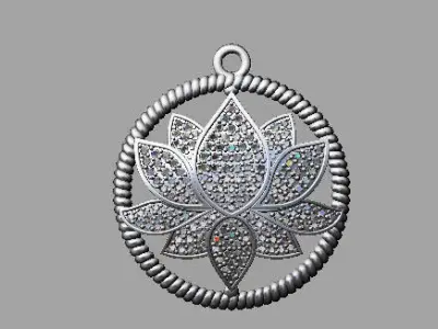 LOUTS DIAMOND CHARM 3D print model