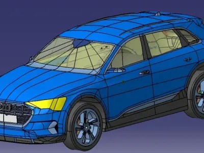 Audi model suv 3D model