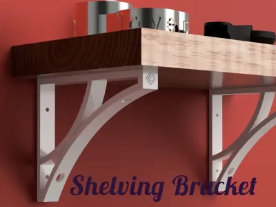 Shelving Bracket 3D print model