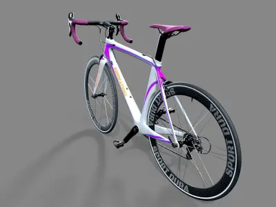 Mountain Bike Low-poly 3D model