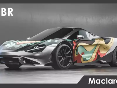 Maclaren Lt760 Low-poly 3D model
