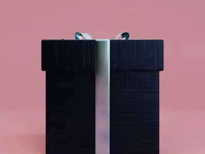 Gift Box 3D Model 3D model