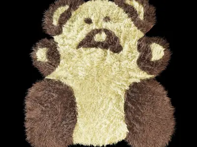 Bear carpet 3D model