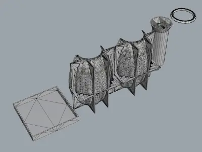 Elegant Vase Mold 3D print model