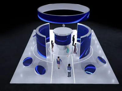 exhibition Low-poly 3D model purchase