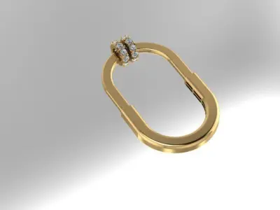 simple pendant 3D print model