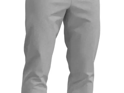 Mens Sport Pants- Marvelous Designer 3D model