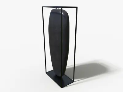 Overscale Candle L Low-poly 3D model