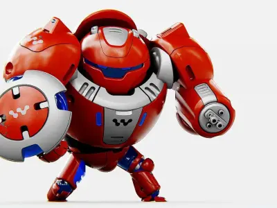 BATTLE DROID OMNIOUS  Rigged for Unreal Engine - Unity - MIXAMO  3D model
