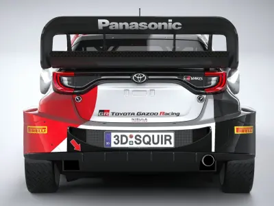 Toyota Yaris GR WRC 2022 3D model