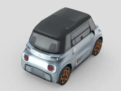Citroen Ami Low-poly 3D model