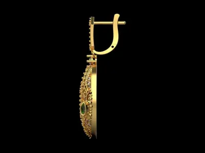 Serpents Bvlgari earrings 138  3D print model