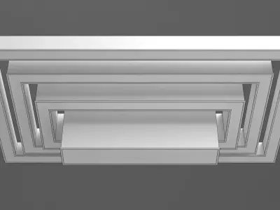Box Chandelier 3D model