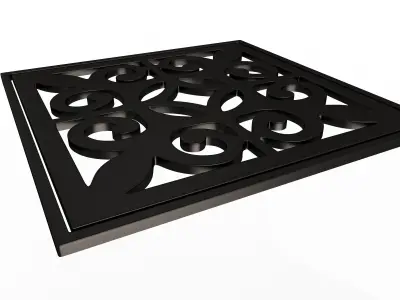 Sinkhole Ornamented 01 Low-poly 3D model