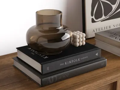 Cabinet Decoration Set 3D model