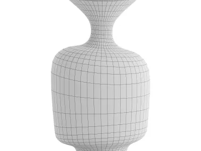 Clay vase 3D model buy