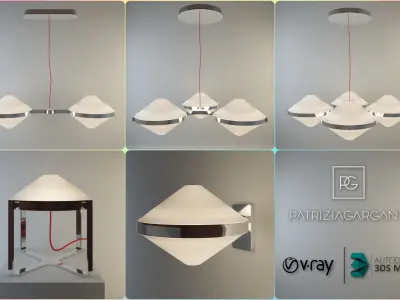 VELASCA LIGHT COLLECTION OF PATRIZIA GARGANTI 3D Model 3D model