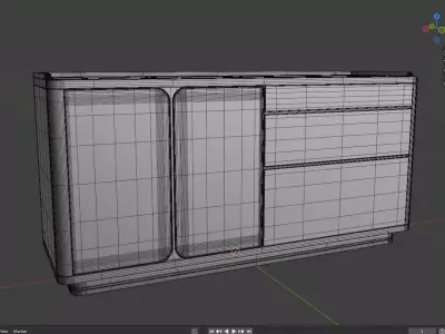 MODERN SIDEBORD ZH 3D model