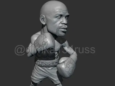 Floyd Mayweather 3D print model