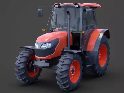 Generic Tractor 01 3D model