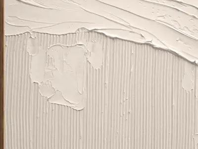 Plaster Two Photo Frame 418 Low-poly 3D model