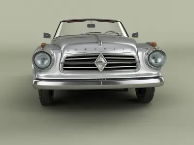 Borgward Isabella Convertible 3D model