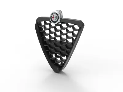 Alfa Romeo Giulietta Front Grill Keychain 3D print model