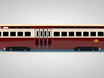 Vintage Trolly 3D model