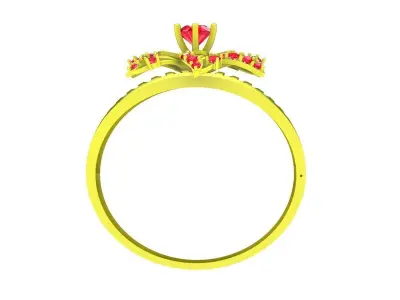 6440 luxury Flower diamond bangle  3D print model