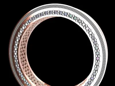 Channel Ring Creative World 3D print model