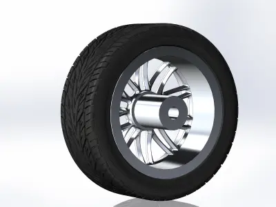 Custom wheels US Mags Santa Cruz for your scale model 3D print model