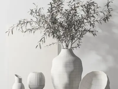 Decorative set036 3D model