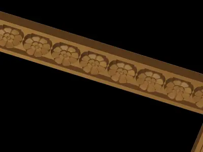 Flower Frame 3D print model