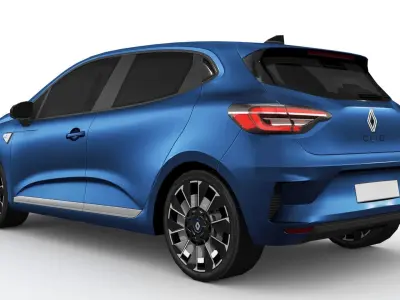 Renault Clio 2024 Low-poly 3D model