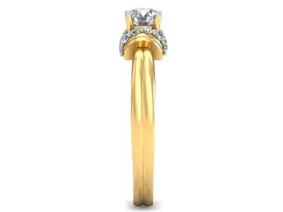 elegant luxury ring 3D print model