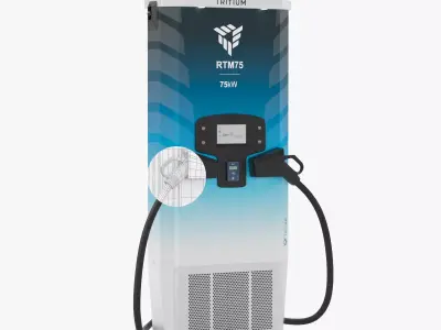 Tritium RTM75 75Kw DC Fast Liquid Cooled EV Charger 3D model