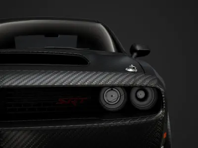 Dodge Challenger SRT Demon Carbon 2020 3D model