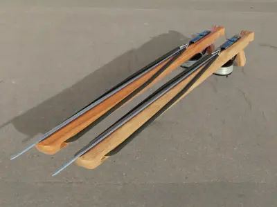 Speargun 3D models Low-poly 3D model