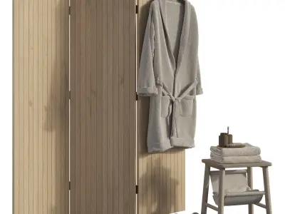 Bathroom Accessories Set 3D model