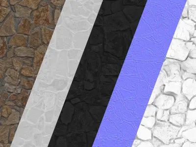 Decorative stone  3D model