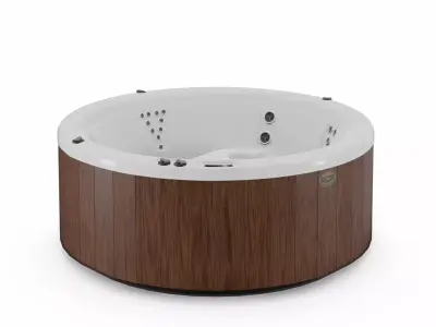 3D model of Hot Tub Jacuzzi Nordic Spas Crown XL Low-poly 3D model