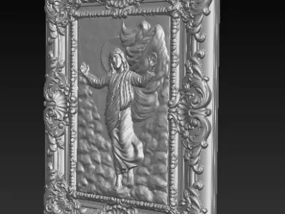Jesus Ascension 3D model