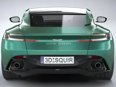 Aston Martin DB12 2024 LowPoly 3D model