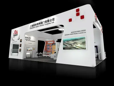 Exhibition - Area -10X14-3DMAX2009-02 3D model