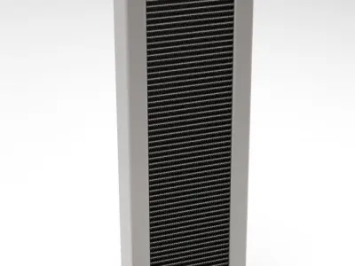 MHX-245 High-Efficiency Triple-Pass Oil Cooler 3D model