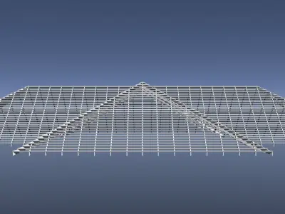 Roof structure 25O14 3D model