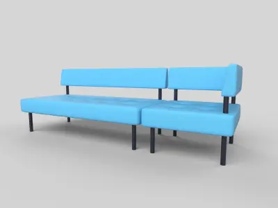 Sofa set 3D model purchase